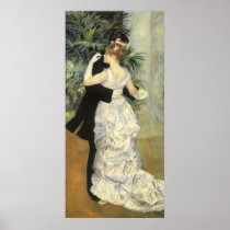 City Dance by Pierre Auguste Renoir Posters