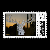 City Deer postage