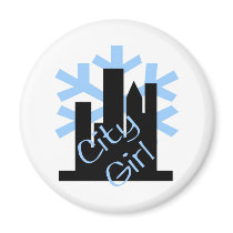 City Girl magnets