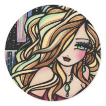 "City Girl" Mermaid Sticker by hannahdisney "City Girl" Mermaid Sticker