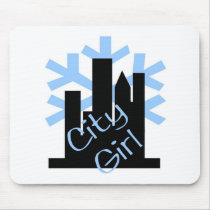 City Girl mousepads