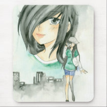 City girl Mousepad mousepads