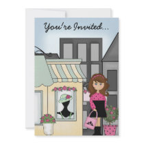 City Girl Party Invitation 1 ~ Customize!