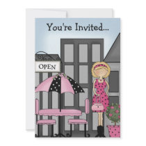 City Girl Party Invitation 2 ~ Customize!