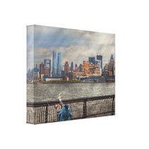 City - Hoboken, NJ - Fishing - The good life canvas prints