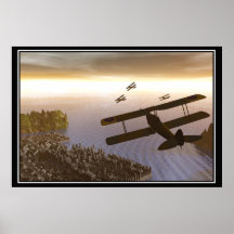 City Landscape from the Air Poster