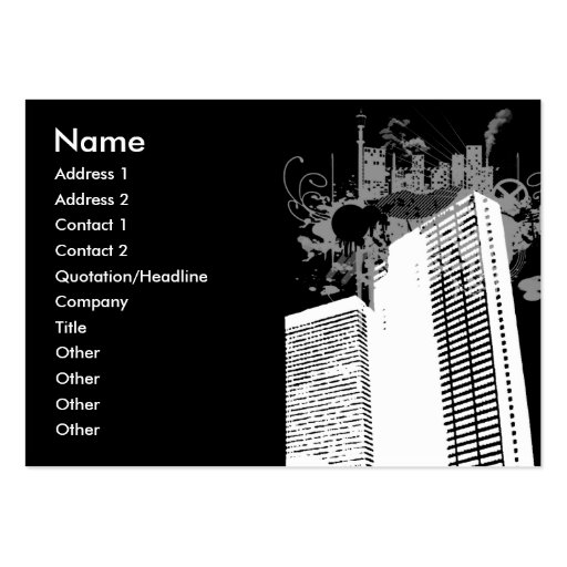 City life | business card (front side)