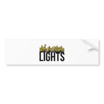 City Lights Bumper Sticker