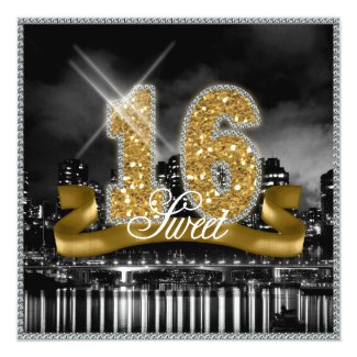 City Lights Sweet Sixteen Gold ID243