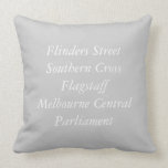 City Loop Throw Pillow pillows