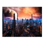 'City Never Sleeps' Postcard