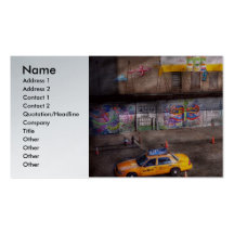 City - New York - Greenwich Village - Life's color Business Card