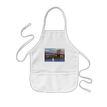 City - NY - Sailing under the Brooklyn Bridge Aprons