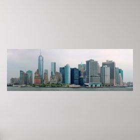 City - NY - The financial district Poster