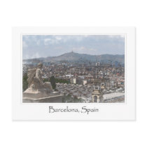City of Barcelona Spain Cityscape Postcard