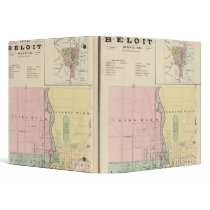 City of Beloit, Rock Co and Shullsburg 3 Ring Binders