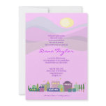 City of David Jewish Baby Naming Invitation Hebrew