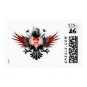 City of Dreams (Red) postage by MidnightDesigns City of Dreams (Red) postage