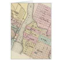City of Ft Howard, City of Green Bay Greeting Cards