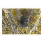 City of Gold Fractal Poster posters