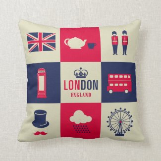City Of London United Kingdom England Pillow