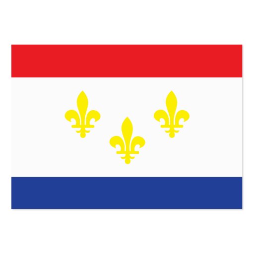 City of New Orleans flag Business Card