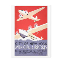 City of New York Municipal Airports Post Cards