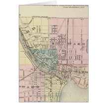 City of Oshkosh, county seat of Winnebago Co Greeting Card