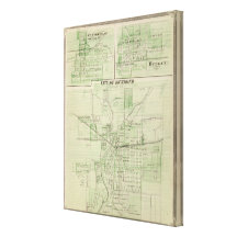 City of Richmond, Wayne Co with Centreville Gallery Wrap Canvas