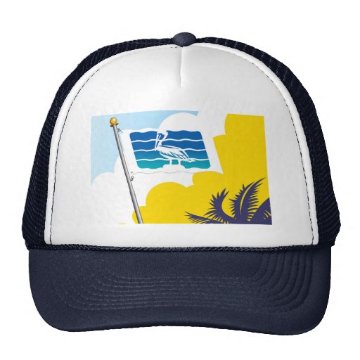 City Of Saint Petersburg Florida Flag Trucker Hat 