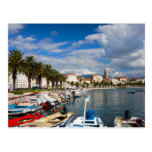 City of Split Marina in Croatia Post Card