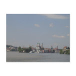 City on the river postcard