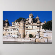 City Palace, Udaipur, India Posters