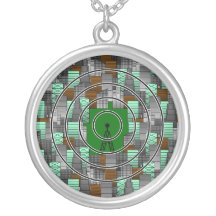 City Pattern with Radio Tower Necklaces