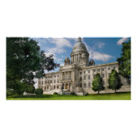 City - Providence, RI - The capitol Custom Photo Card