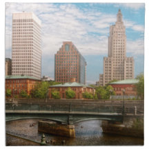 City - RI - Providence - The city of Providence Cloth Napkin