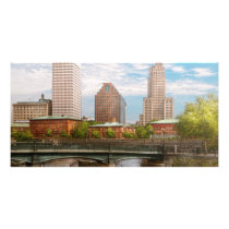 City - RI - Providence - The city of Providence Photo Greeting Card