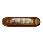 City - RI - Providence - The city of Providence Custom Skateboard