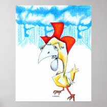 City Rooster Print