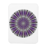 City Round Vinyl Magnets