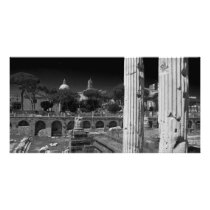 City Ruins Personalized Photo Card