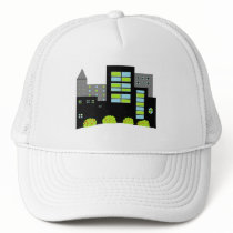 City Scape hats by Perlyyyy City Scape hats