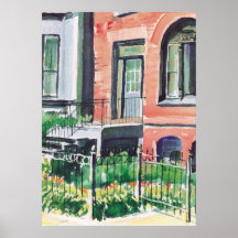 city scape print