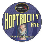 City Series Hoptrocity Round Stickers