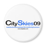City Skies 09 Logo Magnet