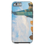 city skyline, a landmark office tower, completed tough iPhone 6 case