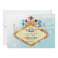 City Skyline Bachelorette Party Invitations invitation