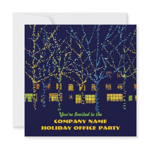 City Square Office Holiday Party Invites
