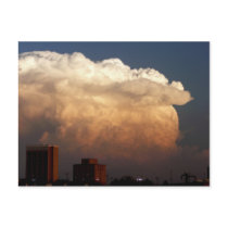 City Storm Postcard