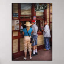 City - The train station Posters